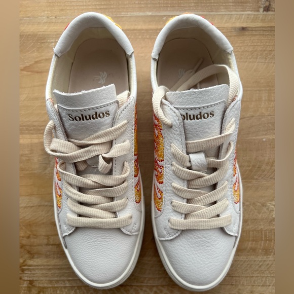 Soludos Ibiza Platform sneaker Hot Stuff women’s size 6.5 - Picture 3 of 10